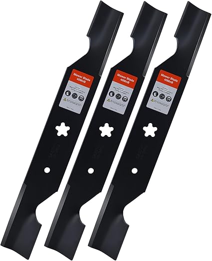 Grasscool Z254F 532187256 High Lift Blades for Hus qvarna 54 inch Z254 MZ54 RZ5424 RZ5426 YTH26V54 YTH2454 YTH24V54 LGT2654 LGT2554 54''Deck Zero Turn Lawn Mower Replace 187256 532187254